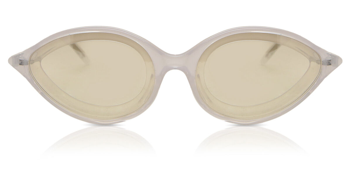 Calvin Klein CKNYC1853SR 101, White frame, Silver lenses
