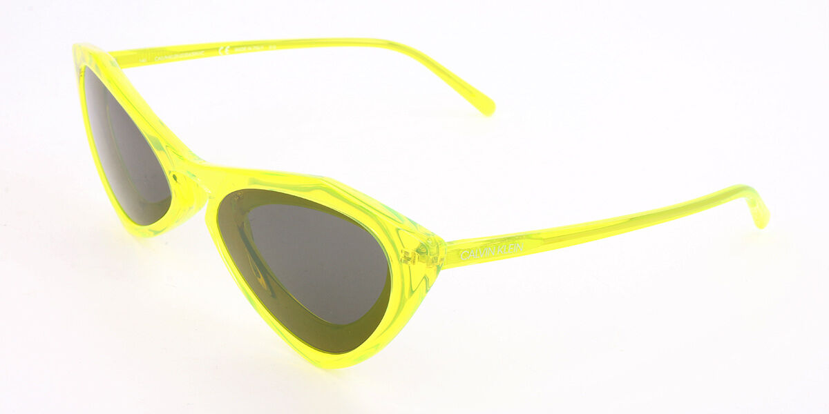 Calvin Klein CKNYC1855SR 755, Yellow frame, Grey lenses