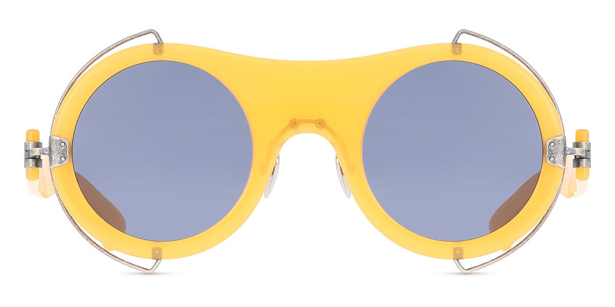 Calvin Klein CKNYC1877SR 870, Orange frame, Blue lenses