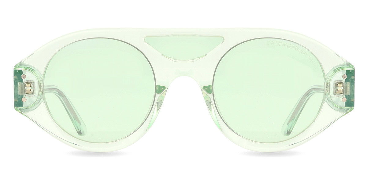 Calvin Klein CKNYC1952S 329, Green frame, Silver lenses