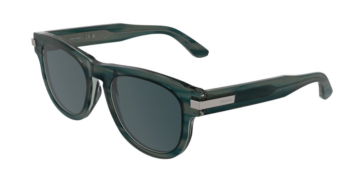 Calvin Klein CK25532S 417, Blue frame, Solid Dark Blue lenses