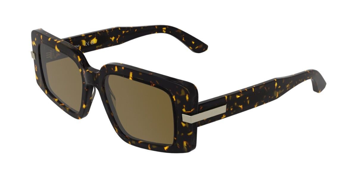 Calvin Klein CK25533S 240, Tortoiseshell frame, Brown lenses