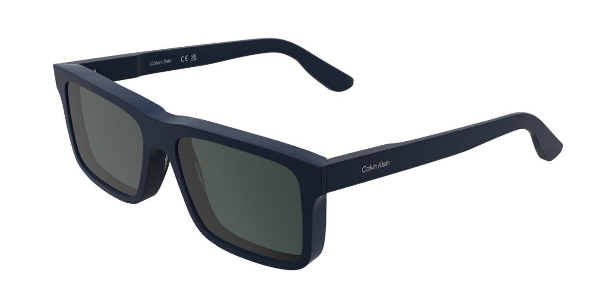 Calvin Klein CK25535S 400, Blue frame, Teal Blue Grey lenses