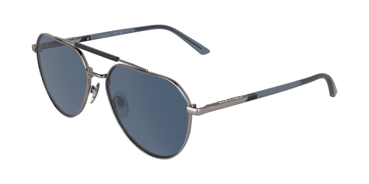 Calvin Klein CK26100S 071, Gunmetal frame, Solid Dark Blue lenses