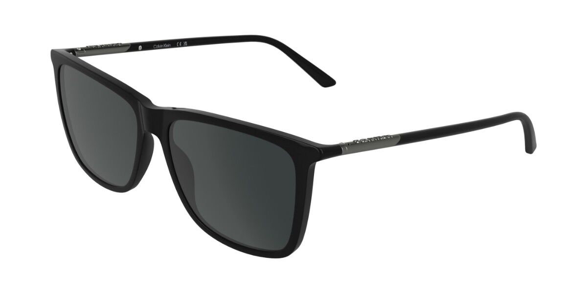Calvin Klein CK26500S 001, Black frame, Solid Grey lenses
