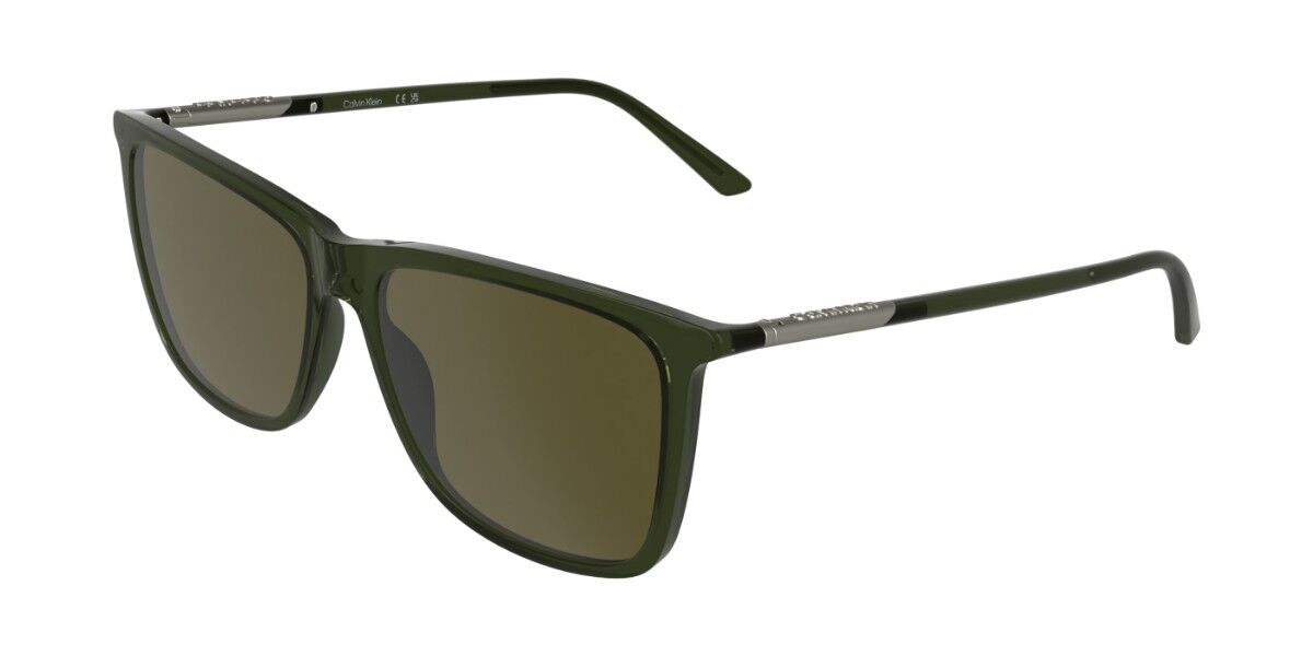 Calvin Klein CK26500S 300, Green frame, Solid Khaki Green lenses