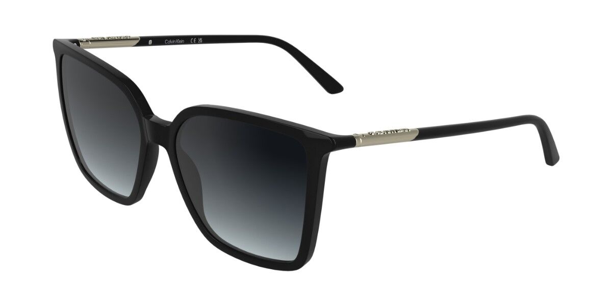 Calvin Klein CK26502S 001, Black frame, Gradient Smoke Grey lenses