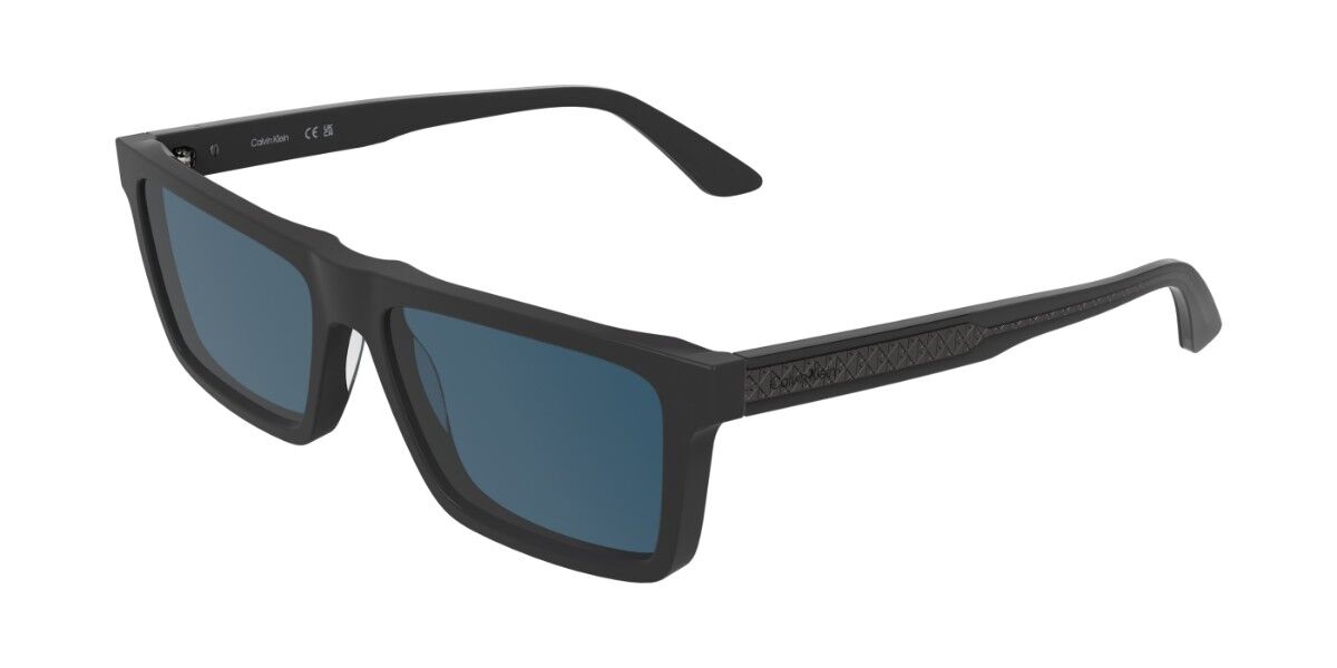 Calvin Klein CK26504S 035, Grey frame, Solid Dark Blue lenses