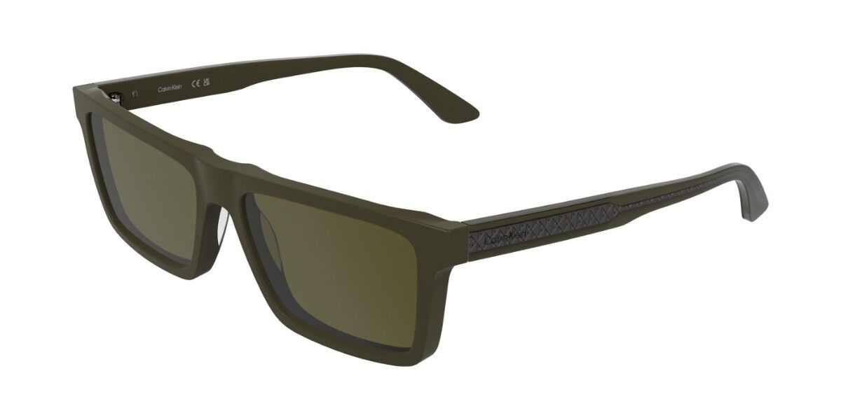 Calvin Klein CK26504S 330, Green frame, Solid Khaki Green lenses