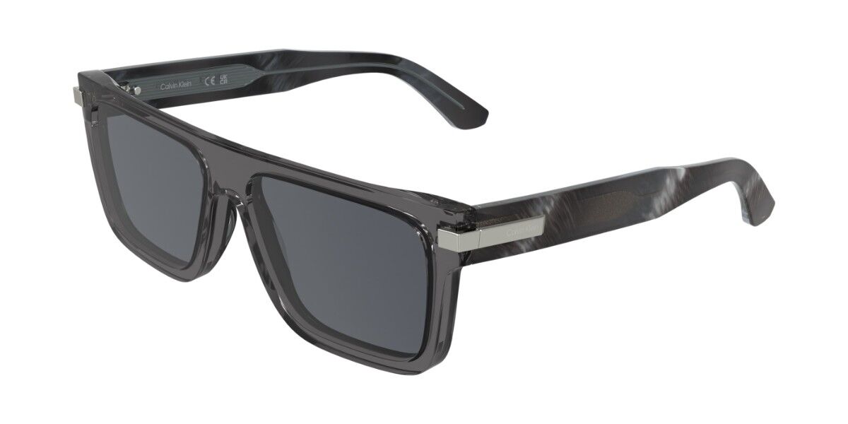 Calvin Klein CK26505S 035, Grey frame, Solid Smoke Grey lenses