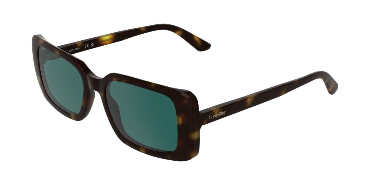 Calvin Klein CK26508S 240, Tortoiseshell frame, Solid Petrol Green lenses