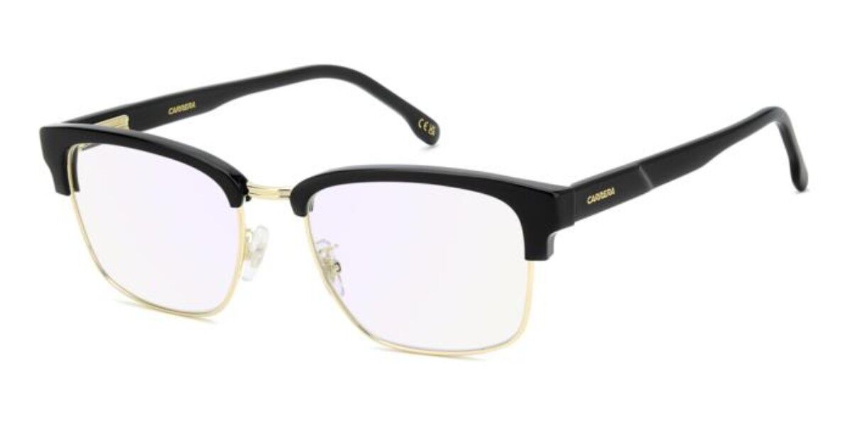 Carrera C FLEX 16/G Asian Fit 807/2Y Men's Eyeglasses Black Size 54 (Frame Only) - Blue Light Block Available