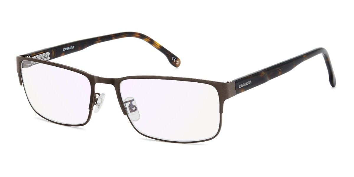 Carrera C FLEX 17/G Asian Fit 086/2Y Men's Eyeglasses Brown Size 57 (Frame Only) - Blue Light Block Available