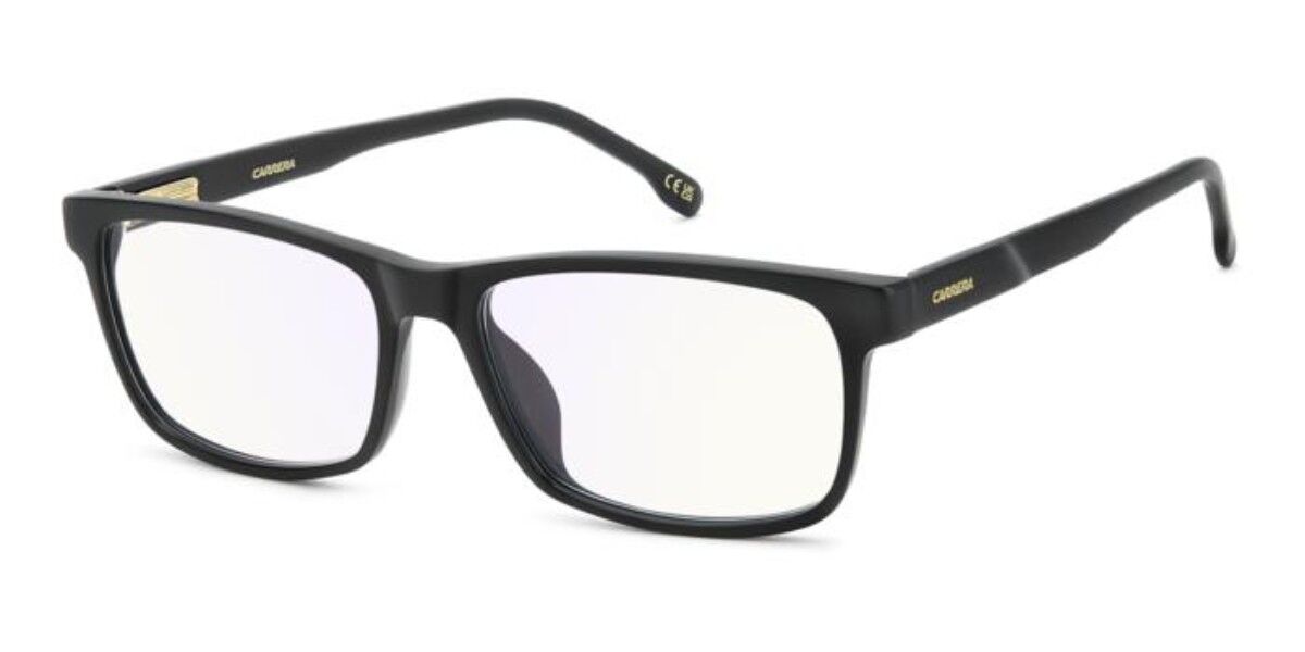 Carrera C FLEX 18/G Asian Fit 003/2Y Men's Eyeglasses Black Size 55 (Frame Only) - Blue Light Block Available