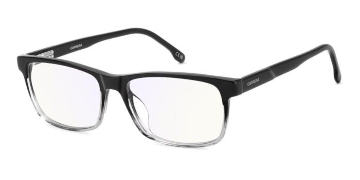 Carrera C FLEX 18/G Asian Fit EI7/2Y Men's Eyeglasses Black Size 57 (Frame Only) - Blue Light Block Available