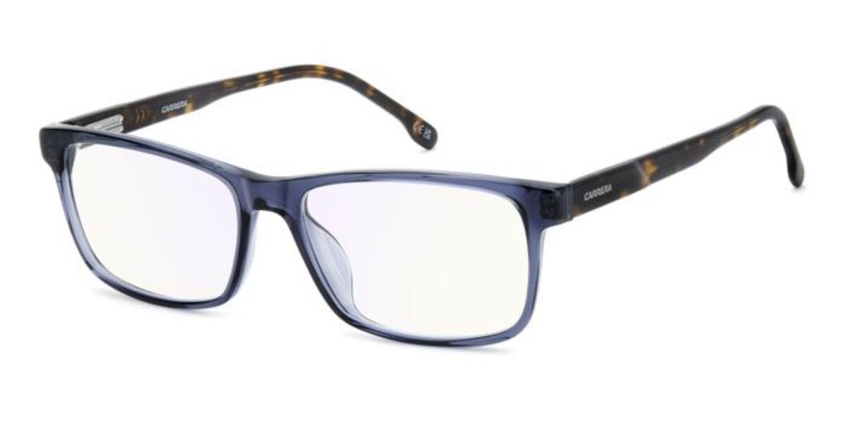 Carrera C FLEX 18/G Asian Fit JBW/2Y Men's Eyeglasses Blue Size 55 (Frame Only) - Blue Light Block Available