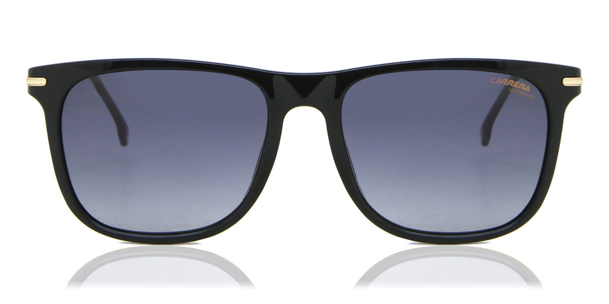 Carrera 276/S 2M2/9O, Black frame, Dark Grey Gradient lenses