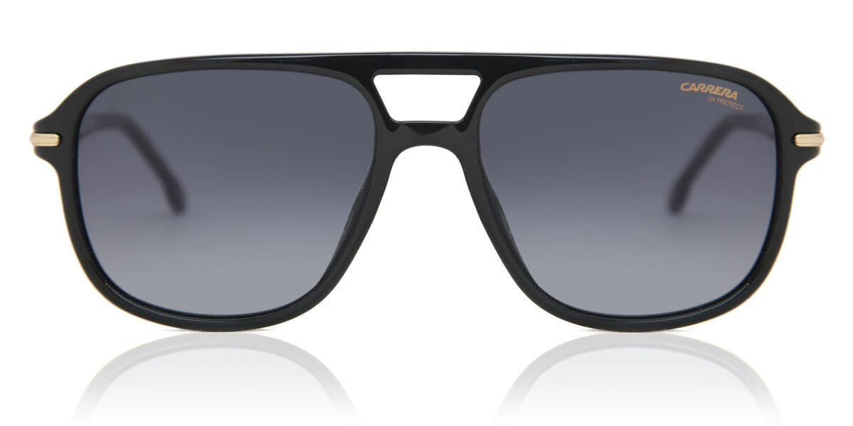 Carrera 279/S Polarized 2M2/9O, Black frame, Dark Grey Gradient lenses