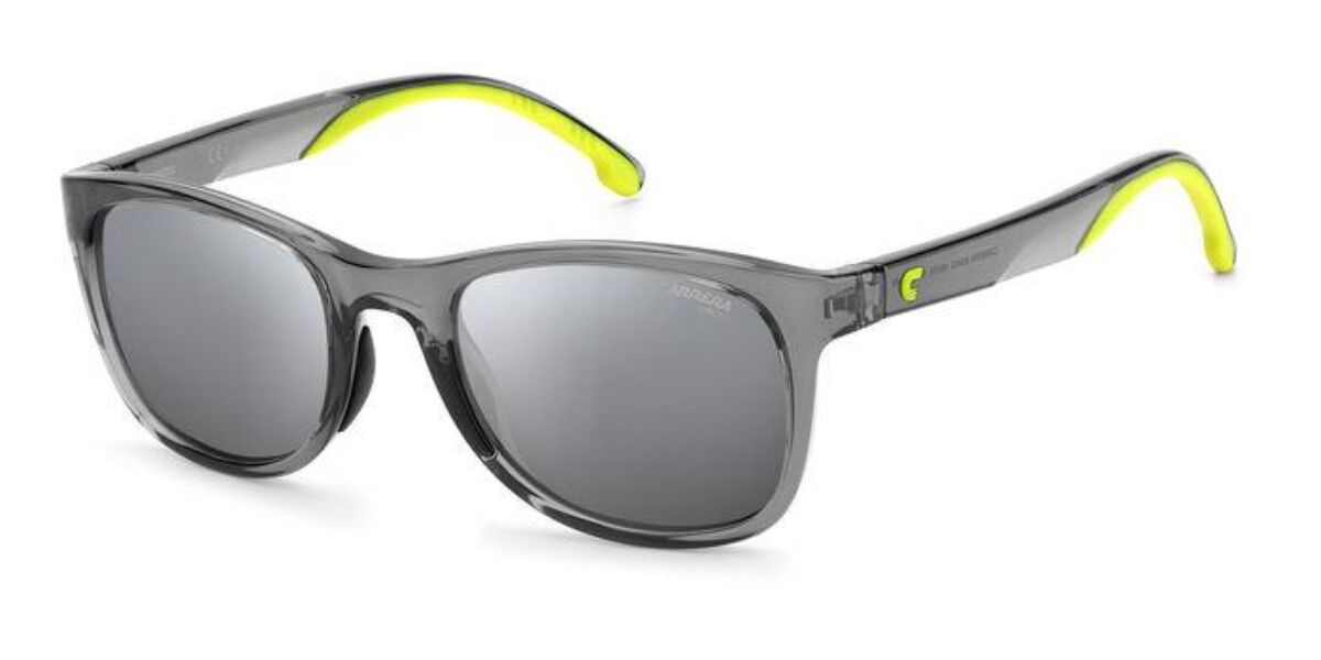 Carrera 8054/S KB7/T4, Grey frame, Silver Mirror lenses