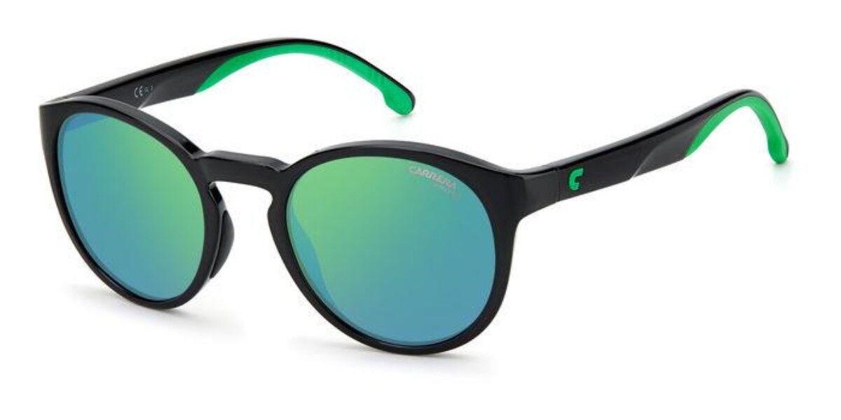 Carrera 8056/S 7ZJ/Z9, Black frame, Green lenses