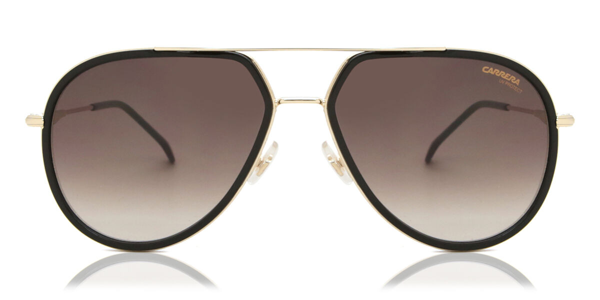 Carrera 295/S 2M2/HA, Gold frame, Gradient Brown lenses