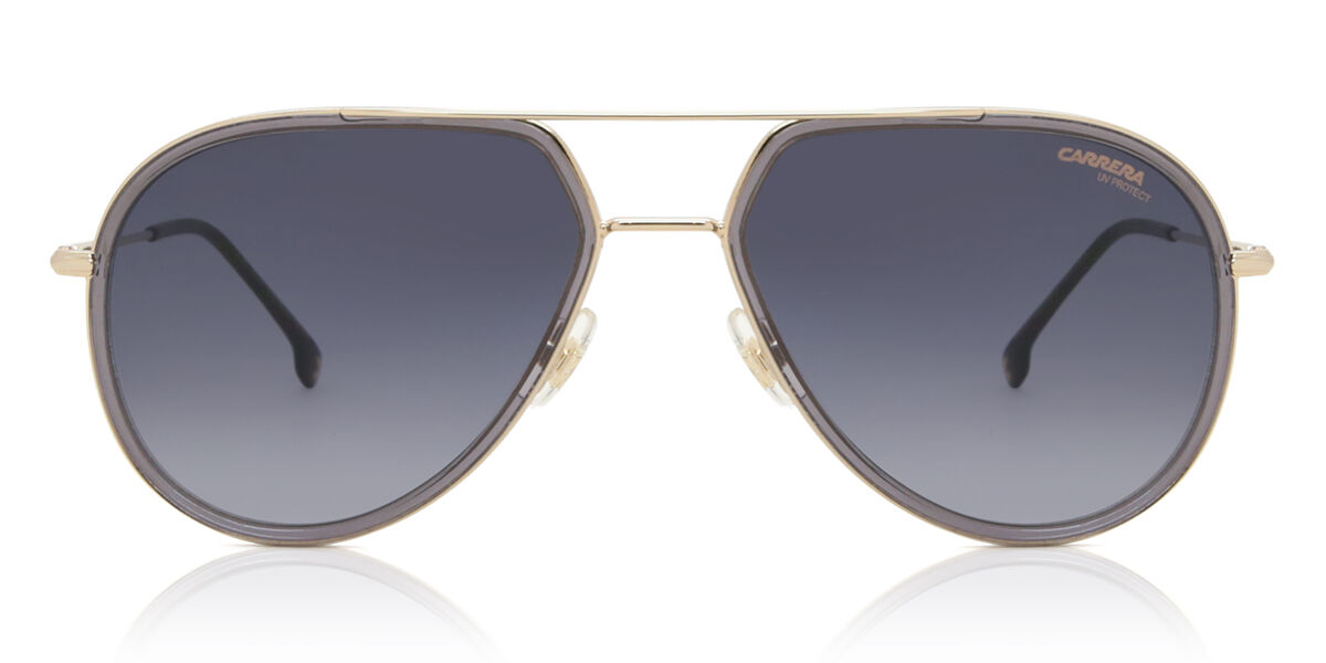 Carrera 295/S KB7/9O, Gold frame, Gradient Grey lenses