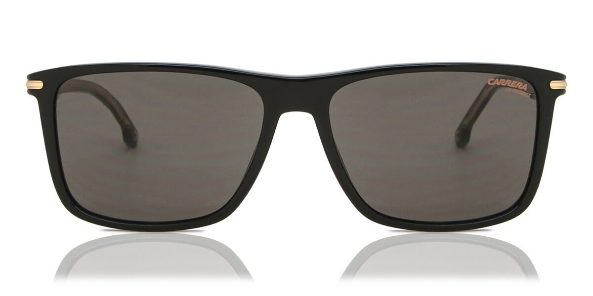 Carrera 298/S 807/IR, Black frame, Brown lenses