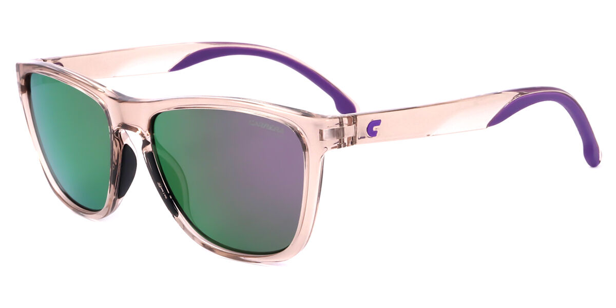 Carrera 8058/S FWM/TE, Brown frame, Purple Green lenses