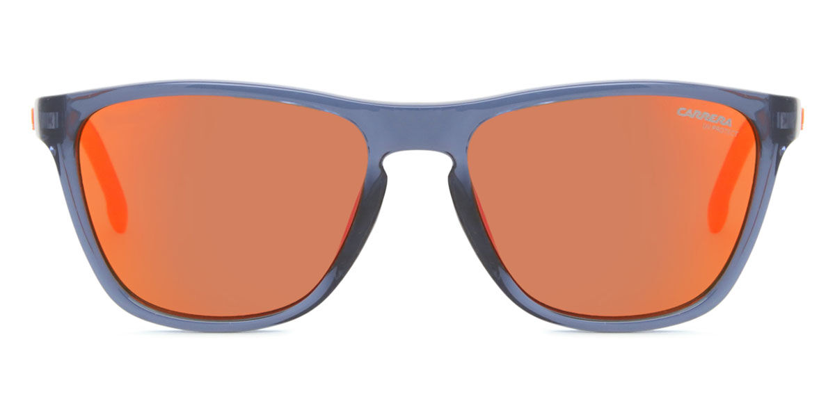Carrera 8058/S PJP/UW, Blue frame, Red Orange Mirror lenses