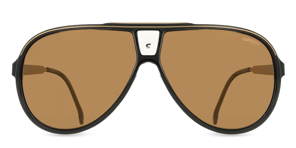 Carrera 1050/S 2M2/YL, Black frame, Brown lenses