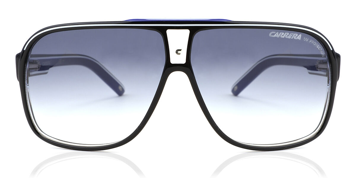 Carrera GRAND PRIX 2 T5C/08, Black frame, Blue lenses