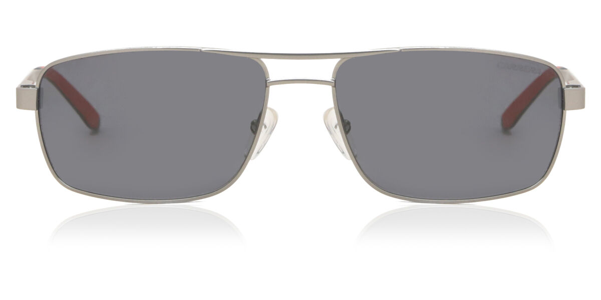 Carrera 8011/S Polarized R81/DY, Grey frame, Grey Mirror lenses