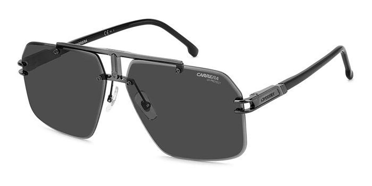 Carrera 1054/S V81/IR, Silver frame, Grey lenses