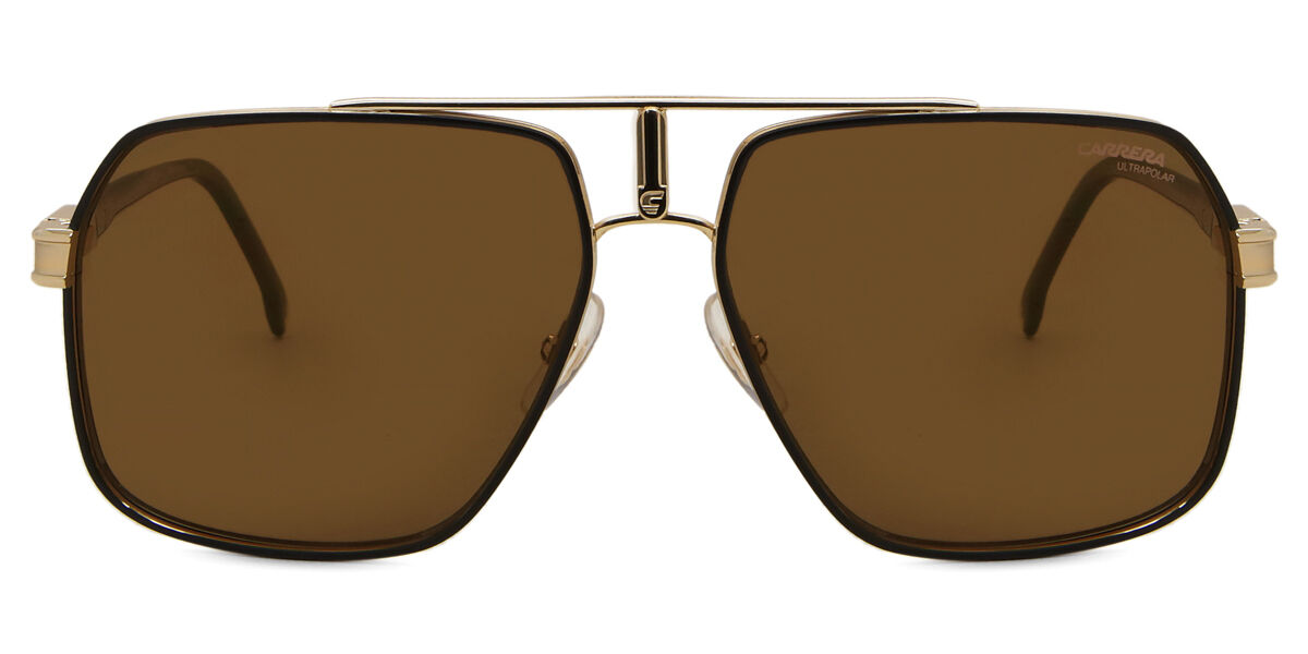 Carrera 1055/S 0NZ/YL, Gold frame, Brown lenses