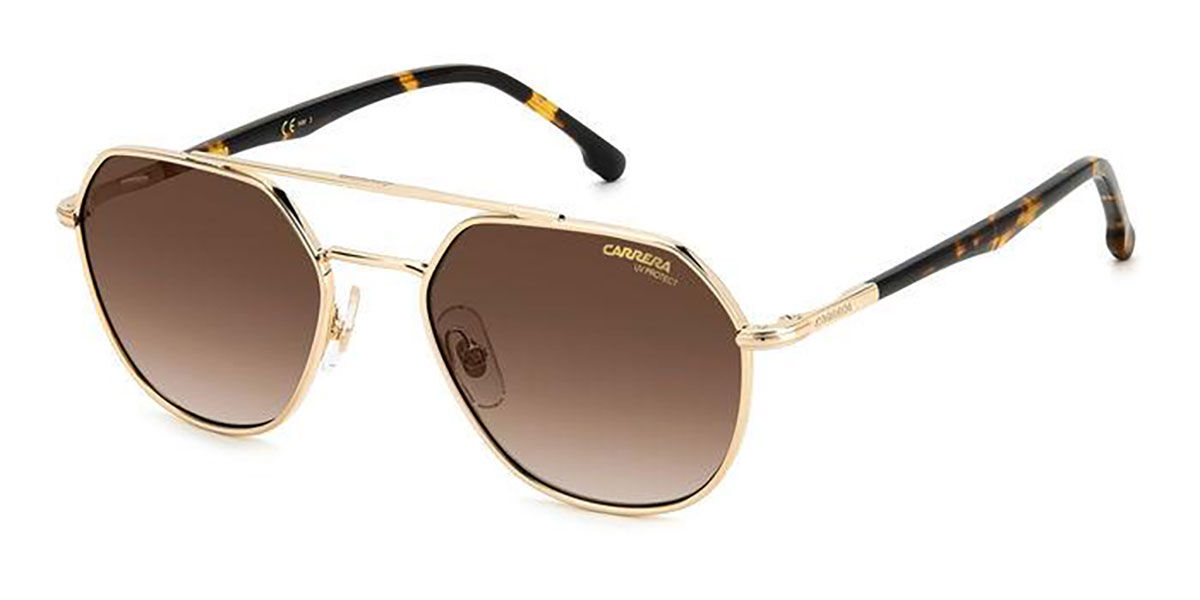 Carrera 303/S 06J/HA, Gold frame, Gradient Brown lenses
