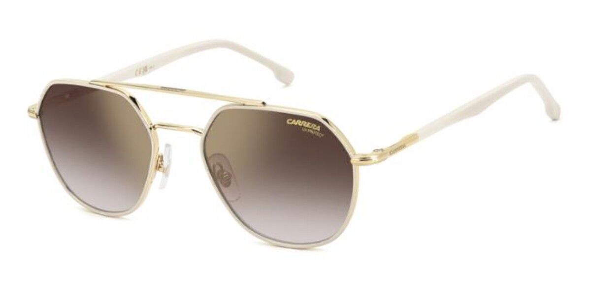 Carrera 303/S VVP/YK, Gold frame, Gradient Burgundy Gold Mirror lenses