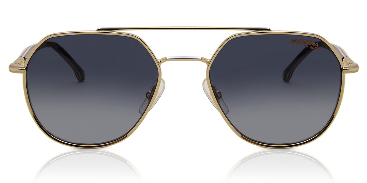 Carrera 303/S W97/9O, Gold frame, Gradient Dark Grey lenses