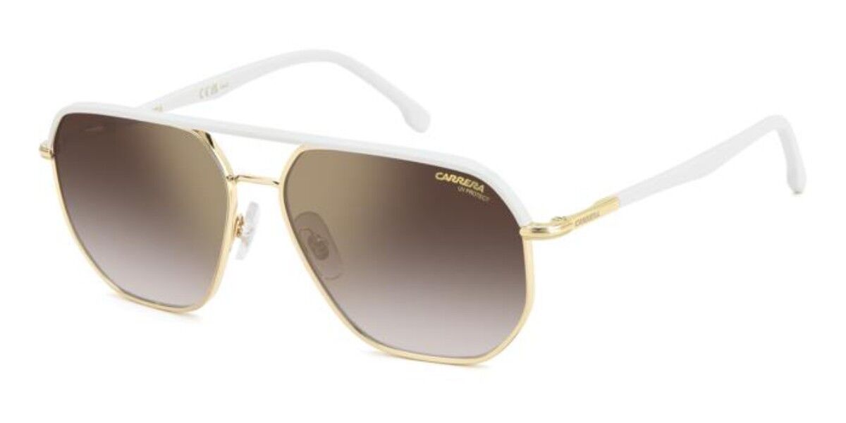 Carrera 304/S VVP/YK, Gold frame, Gradient Burgundy Gold Mirror lenses