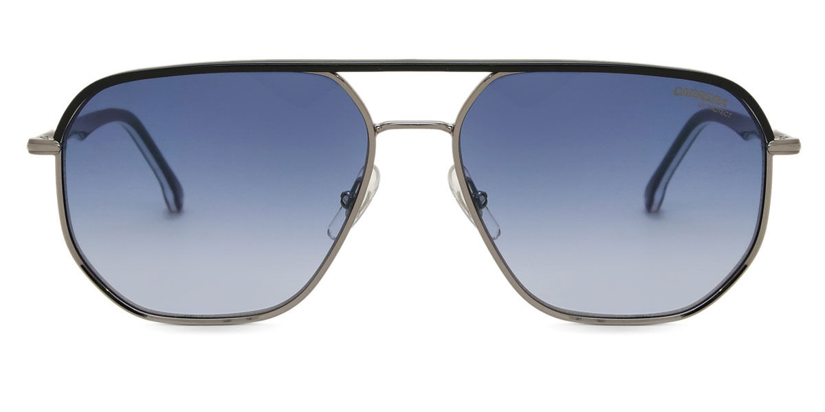 Carrera 304/S V84/08, Black frame, Gradient Blue lenses