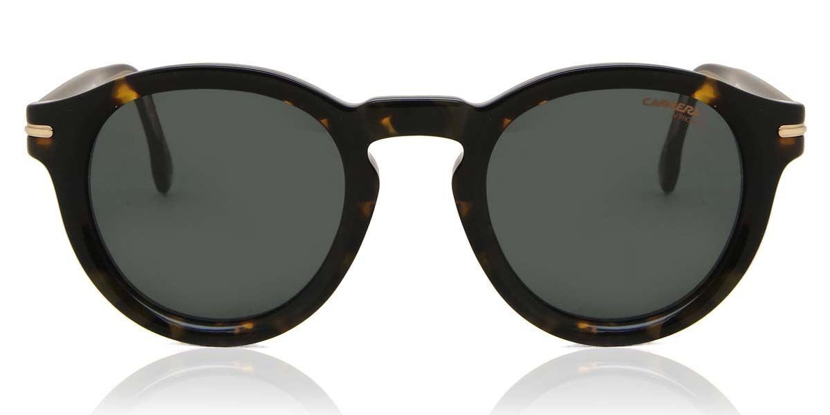 Carrera 306/S 086/QT, Tortoiseshell frame, Green lenses