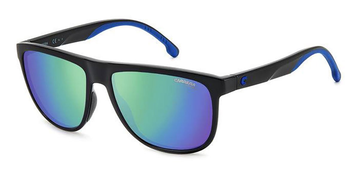 Carrera 8059/S D51/Z0, Black frame, Green Purple lenses