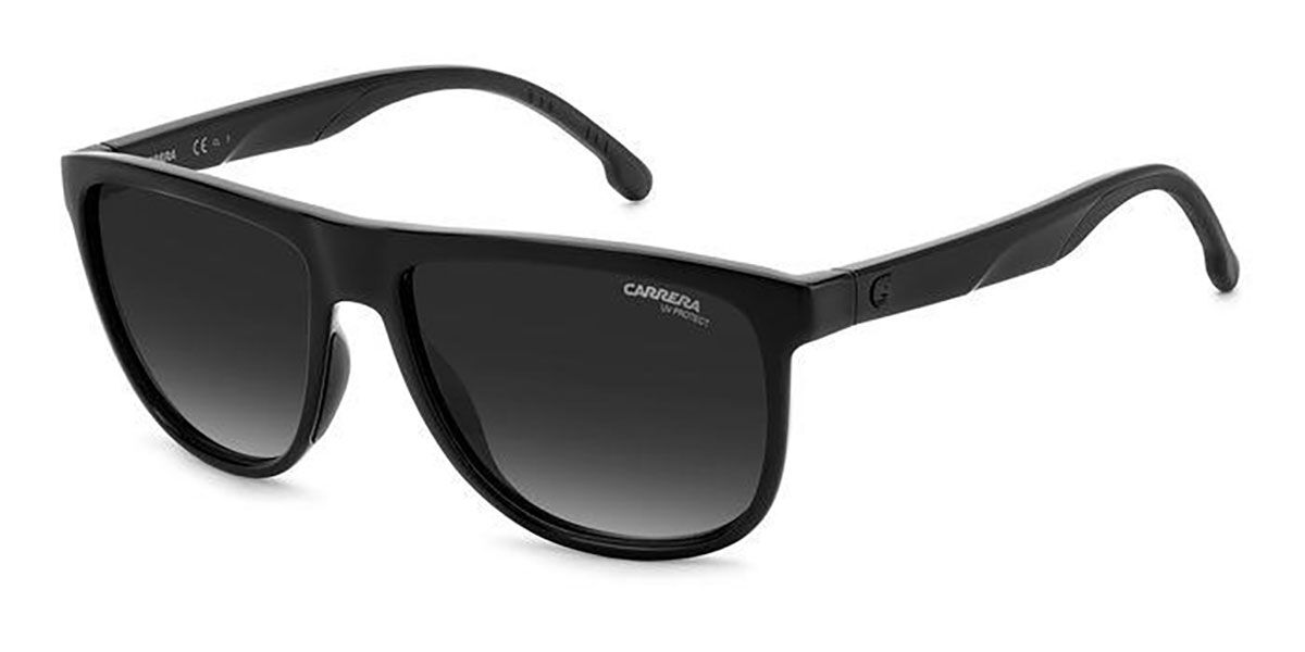 Carrera 8059/S 807/9O, Black frame, Gradient Dark Grey lenses
