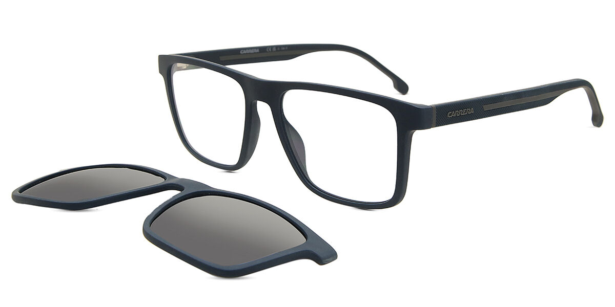 Carrera CA8061/CS With Clip-On 4NZ/WJ, Clear frame