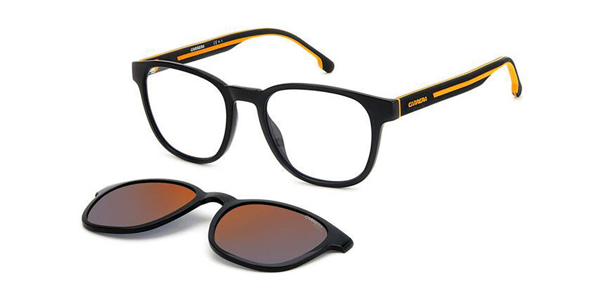 Carrera CA8062/CS With Clip-On 8LZ/OZ, Black frame
