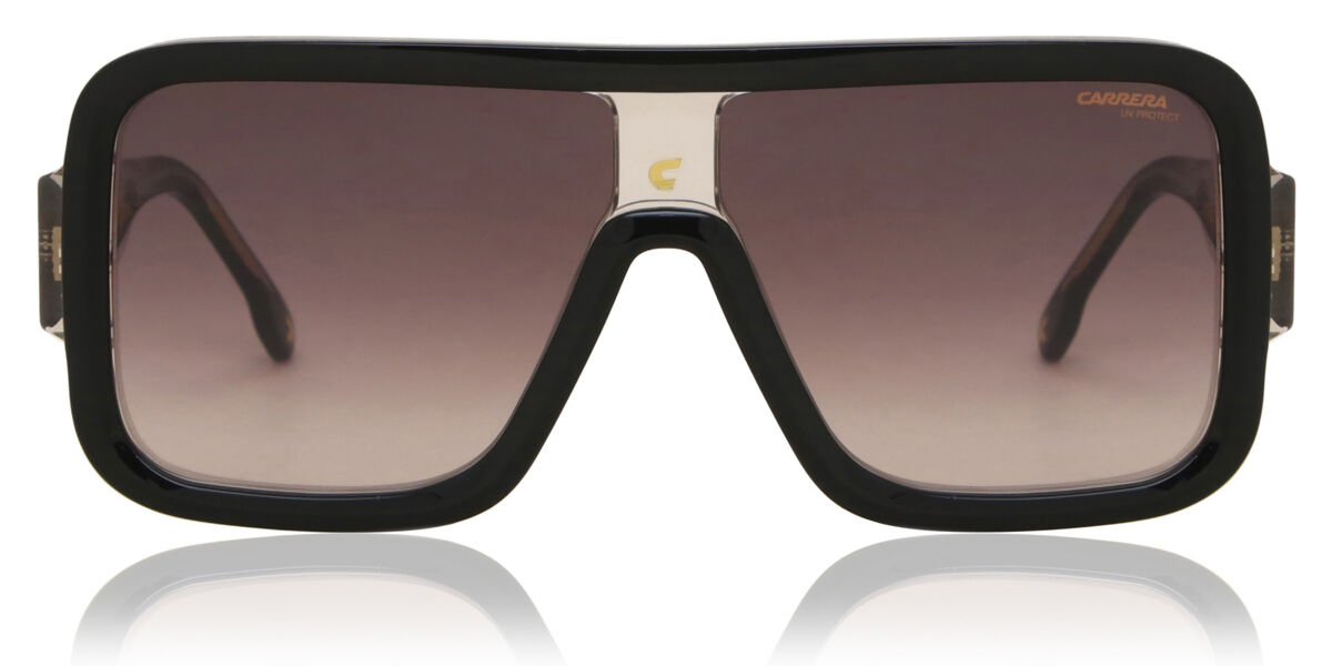 Carrera FLAGLAB 14 0WM/A8, Black frame, Gradient Purple Mirror lenses