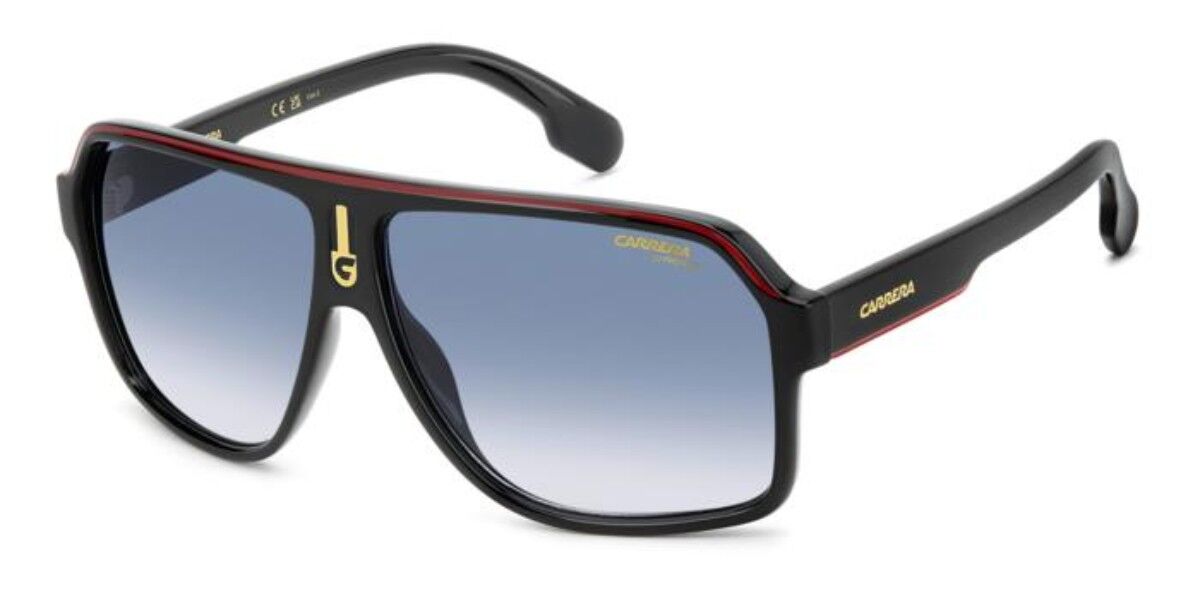 Carrera 1001/S 2M2/08, Black frame, Gradient Dark Blue lenses