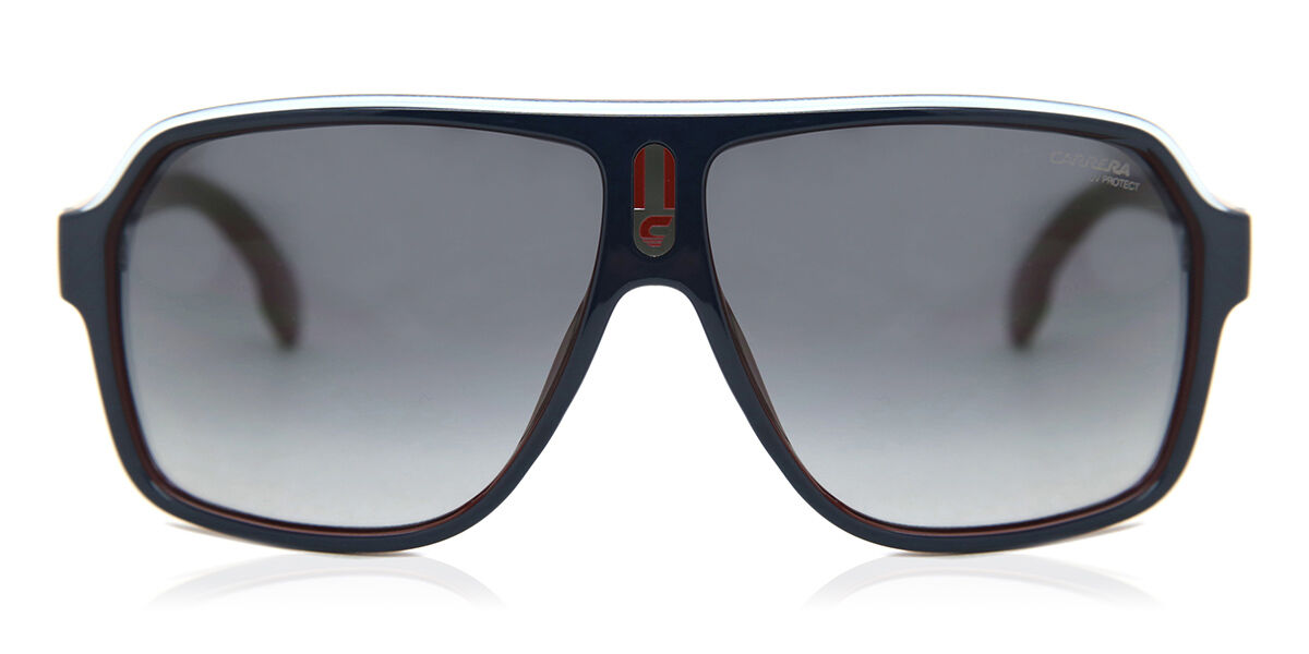 Carrera 1001/S 8RU/9O, Blue frame, Gradient Dark Grey lenses