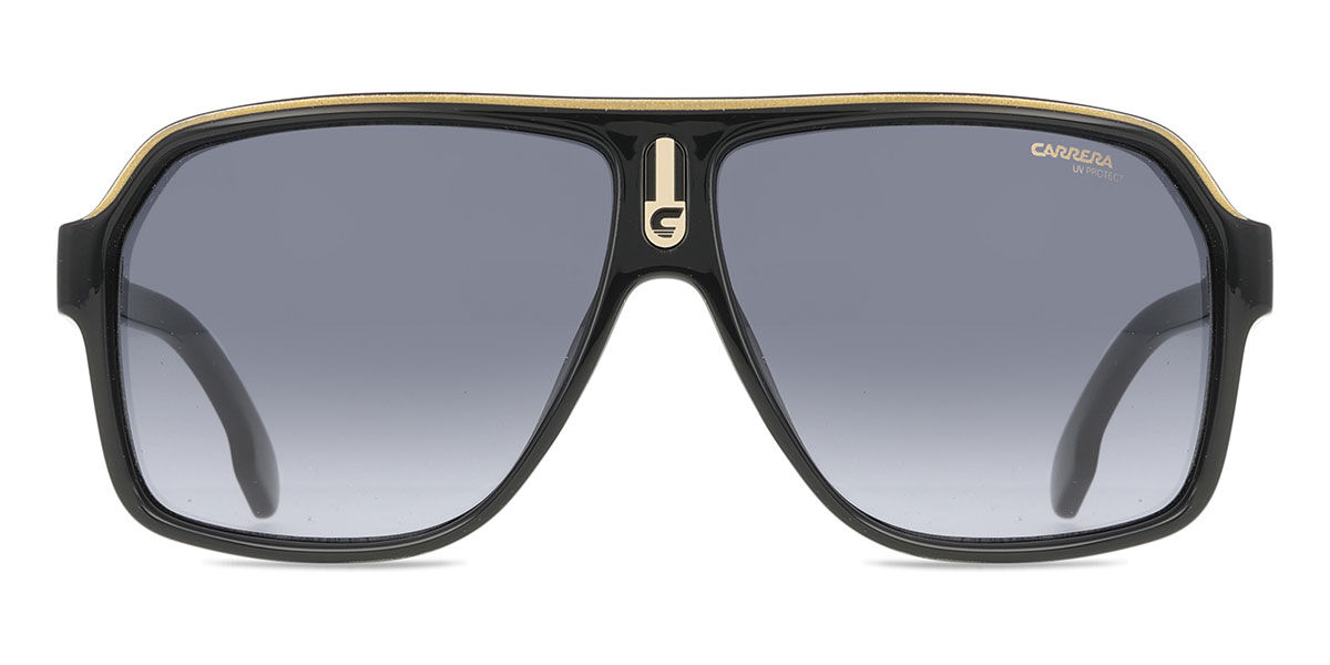 Carrera 1001/S 2M2/9O, Black frame, Gradient Dark Grey lenses