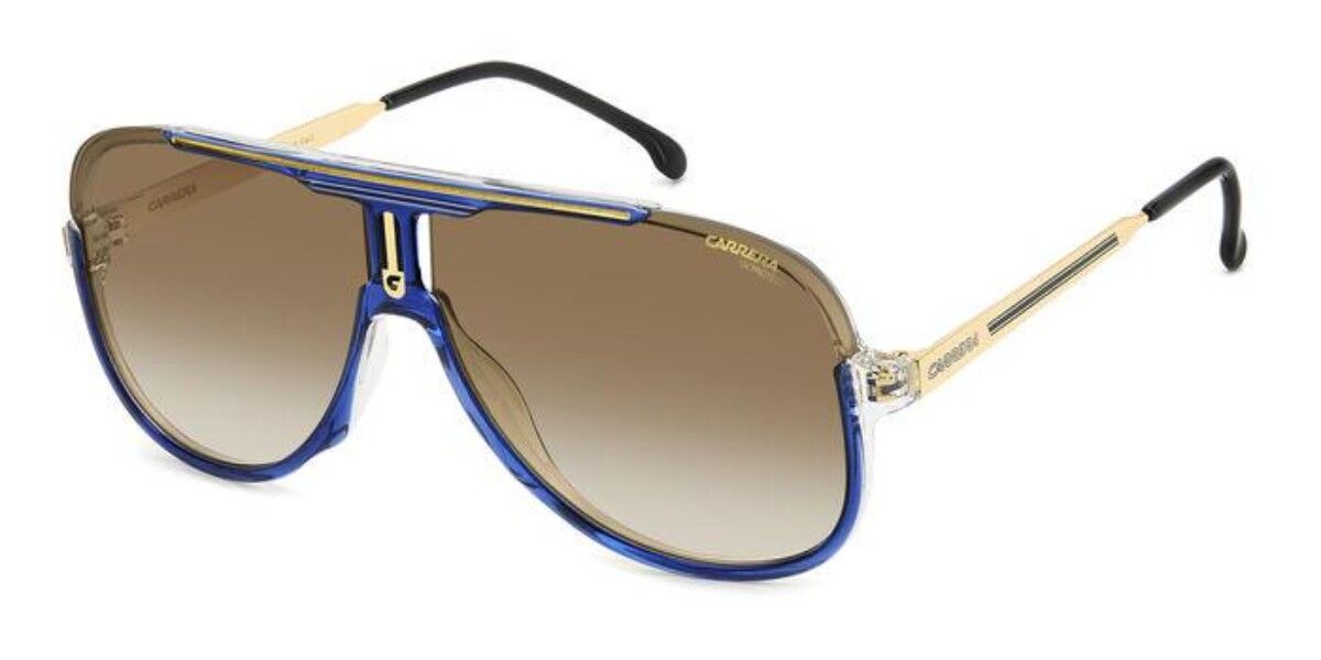 Carrera 1059/S PJP/86, Blue frame, Gradient Dark Brown lenses