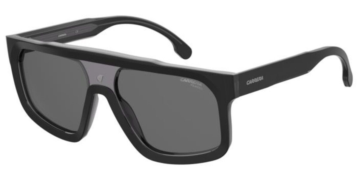 Carrera 1061/S 08A/M9, Black frame, Solid Dark Grey lenses